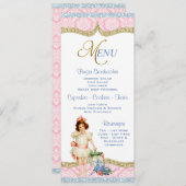 Invitation Menu Tea Party (Devant / Derrière)