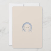 Invitation Menu Vintage Sirène Art Nouveau (Dos)