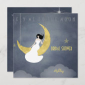 Invitation M'envoler vers la Fête de l'mariée de la Lune 2 (Devant / Derrière)