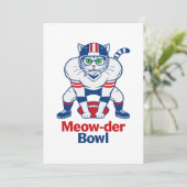 Invitation Meow-der Bowl (Debout devant)