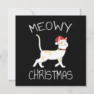 Invitation Meowy Christmas - Funny Christmas 2022