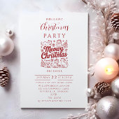 Invitation Meowy Christmas Party
