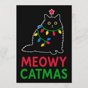 Invitation Meowy Noël