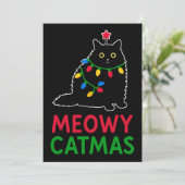 Invitation Meowy Noël (Debout devant)