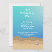 Invitation Mer amusante et salutations Ocean Nautical Holiday (Dos)