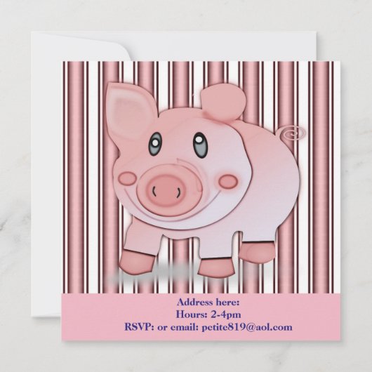 Invitation mer de poisson (Dos)