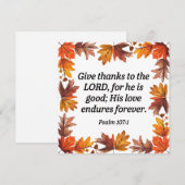 Invitation Merci (Devant / Derrière)