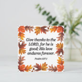 Invitation Merci (Debout devant)