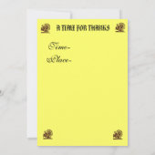 INVITATION MERCI À L'INVITATION (Dos)