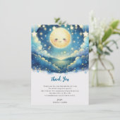 Invitation Merci Aquarelle Twinkle Little Star (Debout devant)