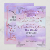 Invitation Merci au soutien (Devant / Derrière)