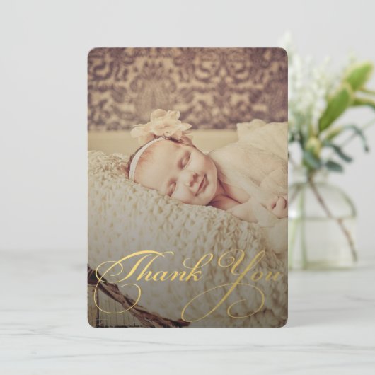 Invitation Merci bébé Sip & See (Debout devant)