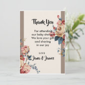 Invitation merci bien-aimés (Debout devant)