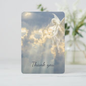 Invitation Merci commémoratif personnalisé (Debout devant)