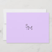 Invitation Merci de jardin fleur sauvage vert de printemps (Dos)