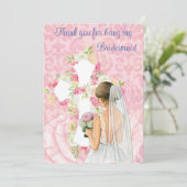 Invitation Merci D'Être Ma Servante D'Épouse (Debout devant)