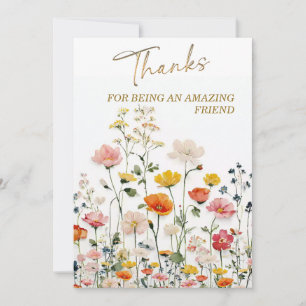 Invitation Merci d'être un ami incroyable