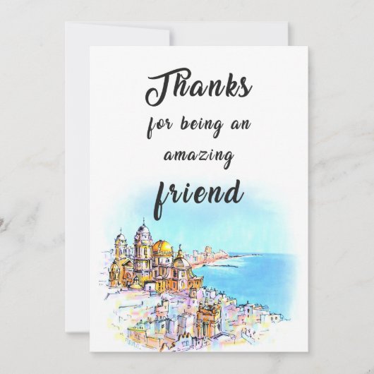 Invitation Merci d'être un ami incroyable (Devant)