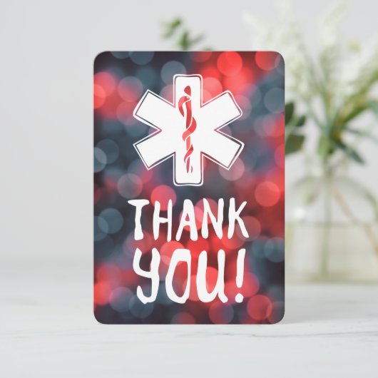 Invitation merci étoile de vie (Debout devant)