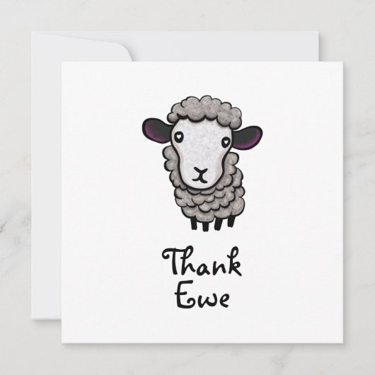 Invitation Merci Ewe (Devant)