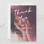 Invitation Merci fête du 30e anniversaire (Devant)