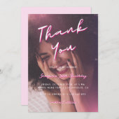 Invitation Merci fête du 30e anniversaire (Devant / Derrière)