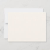 Invitation Merci floral (Dos)