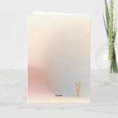 Invitation "Merci frais agricole" (Dos)