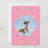 Invitation Merci photo de l'anniversaire de la Sirène (Dos)