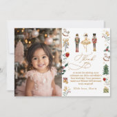 Invitation Merci photo de Nutcracker Winter Onederland (Devant)