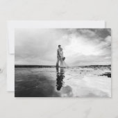 Invitation Merci photo Mariage d'or Festif Tree (Dos)