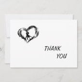 INVITATION MERCI POUR MARIAGE / DOUCHE (Devant)