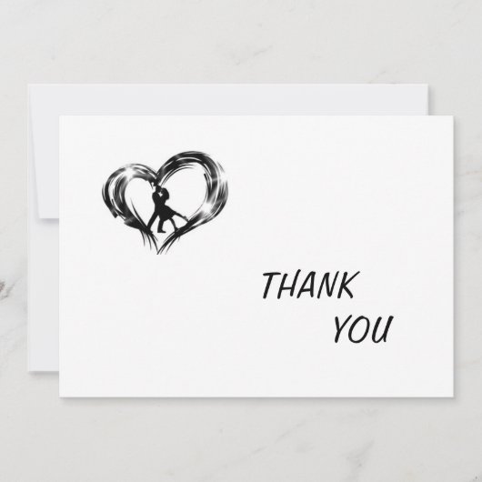 INVITATION MERCI POUR MARIAGE / DOUCHE (Devant)