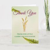 Invitation Merci pour soutenir ma petite propriété (Devant)