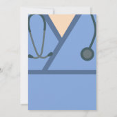 Invitation Merci pour tout ce que vous faites infirmière ... (Dos)