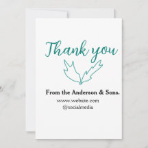 Merci pour votre page de commande nom de société