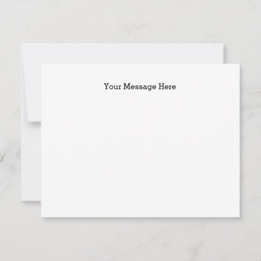 Invitation Merci Rustique Chaîne Lumière Note (Dos)