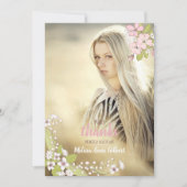 Invitation Merci secret d'études de jardin (Devant)