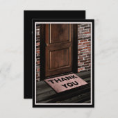 Invitation merci tapis de porte (Devant / Derrière)