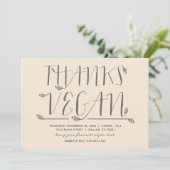 Invitation Merci Vegan (Debout devant)