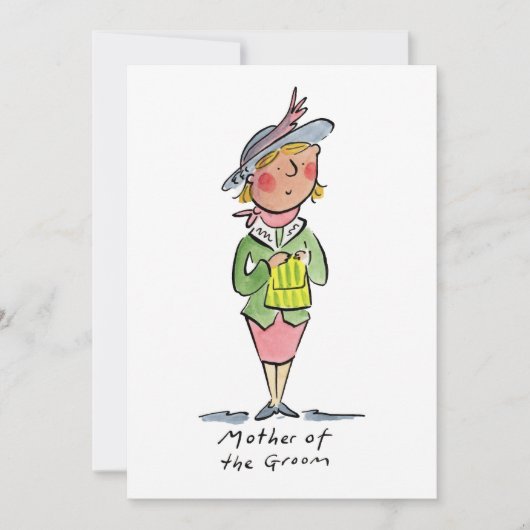 Invitation Mère de la chambre (Devant)