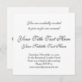 Invitation Mère de la mariée - Dîner de répétition amusant (Devant / Derrière)