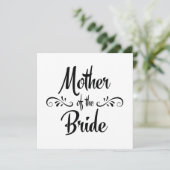 Invitation Mère de la mariée - Dîner de répétition amusant (Debout devant)