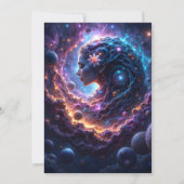 Invitation Mère de l'Univers – Celle qui rêve les étoiles. (Dos)