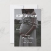 Invitation Mère, être Baby shower (Devant)