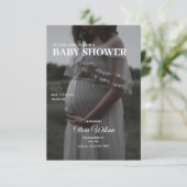 Invitation Mère, être Baby shower (Debout devant)
