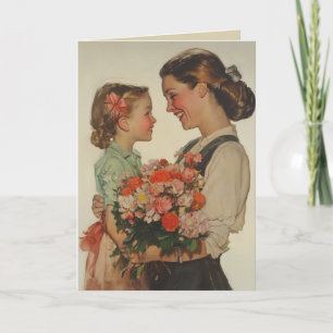Invitation Mère Fille Partager Fleurs Moment Spéciales