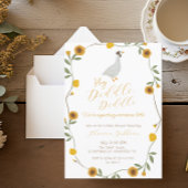 Invitation Mère Fleur sauvage Jaune Goose Nurserme Rhyme