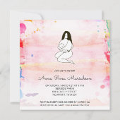 Invitation *~* Mère mère tenant son bébé (Dos)