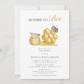 Invitation Mère pour être neutre baby shower minimal (Devant)